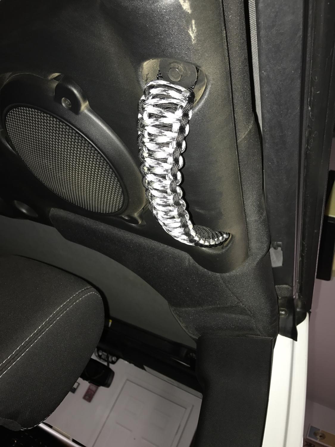Bartact Paracord Rear Roll Bar Grab Handles For 07 18 Jeep