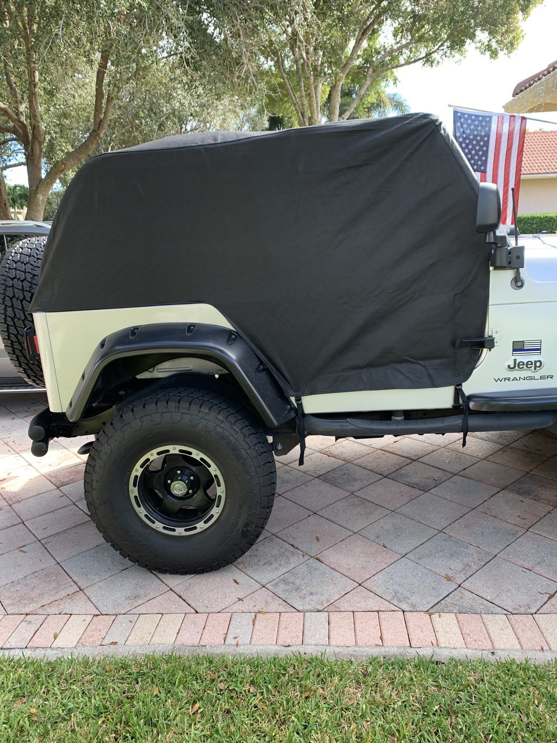 Trail Cab Cover Abdeckung incl. Tür-Abdeckungen Jeep Wrangler YJ