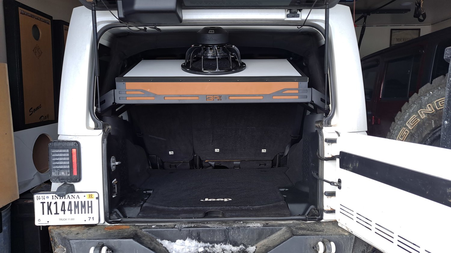 Body Armor 5147 Interior Rack for 07 21 Jeep Wrangler JK Unlimited