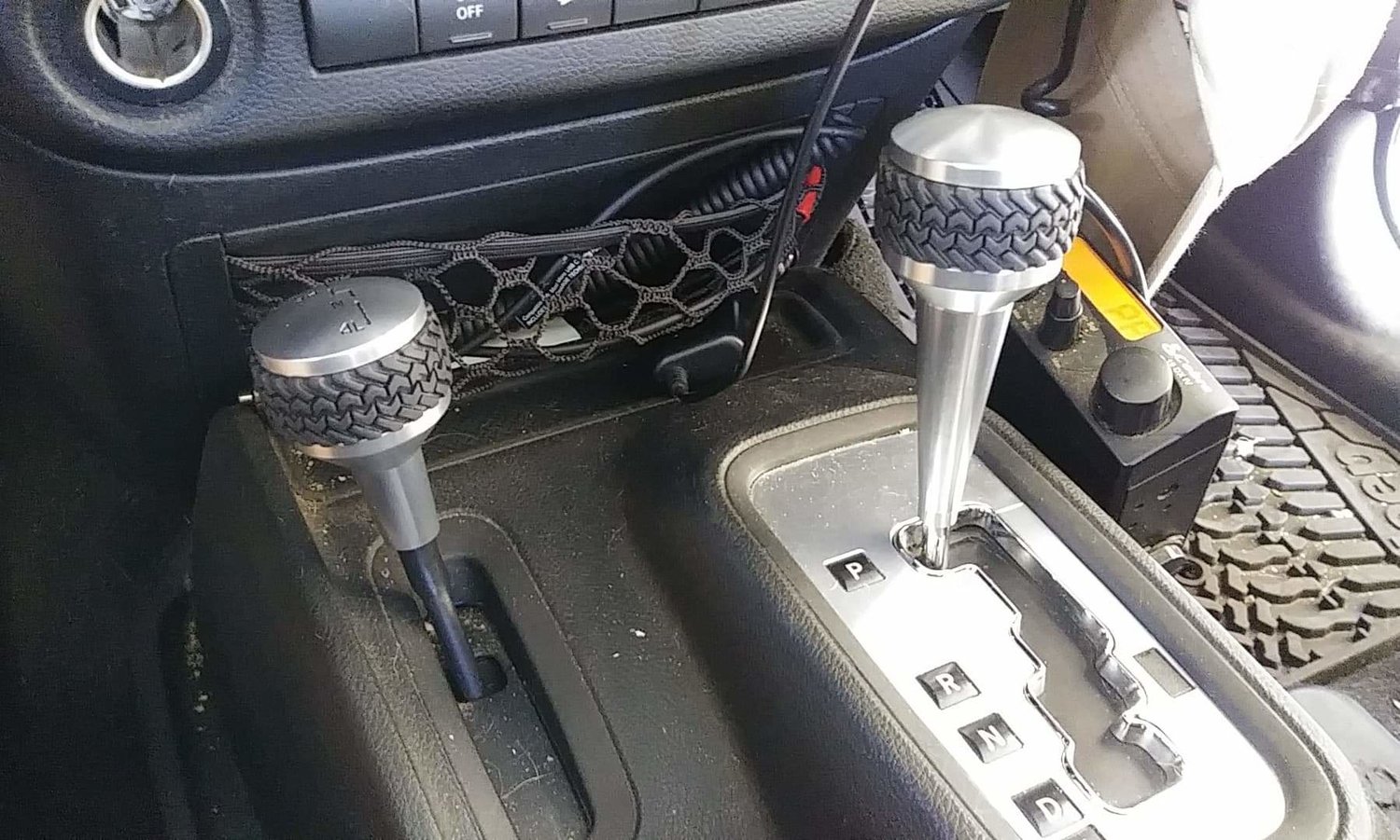 DV8 Offroad Billet A/T Shift Knob Assembly for 1118 Jeep Wrangler JK