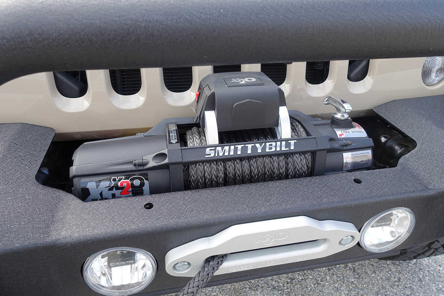 Smittybilt 98510 X2O10 Comp Gen2 Winch with Synthetic Line Quadratec