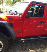 Smittybilt 77634 SRC Side Armor Steps for 18-23 Jeep Wrangler JL