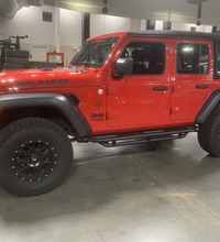 Smittybilt 77634 SRC Side Armor Steps for 18-23 Jeep Wrangler JL