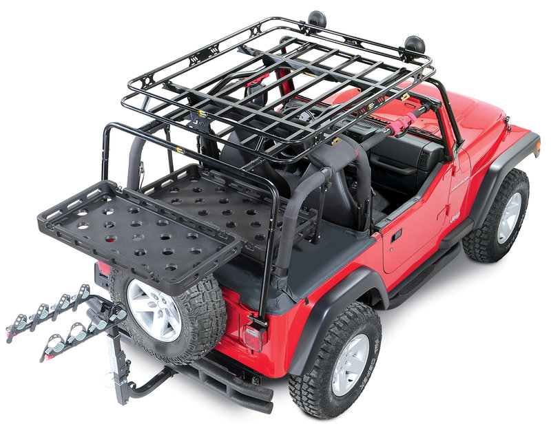 Jeep interior storage rack best sale