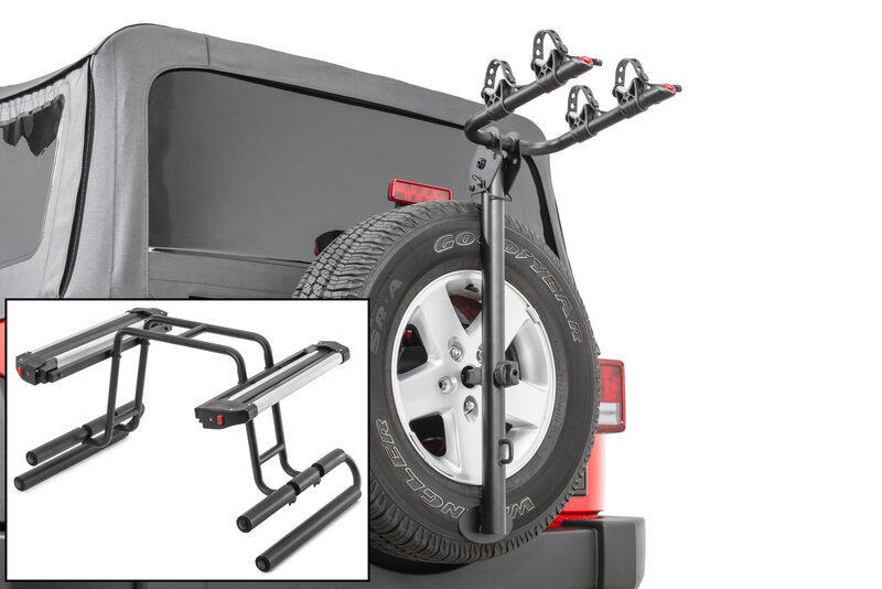 Jeep Spare Tire Cargo Racks Quadratec