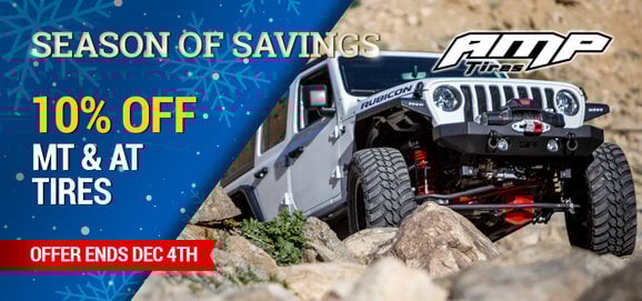 AMP Tires - 10% OFF MT & AT Tires