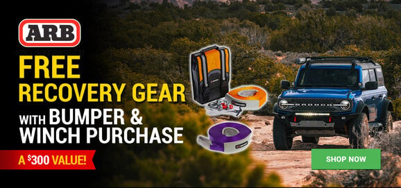 ARB - FREE Recovery Gear worth $300 with Bumper & Winch Purchase