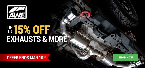 AWE - Up to 15% OFF Exhausts & More