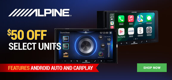 $50 off select alpine units
