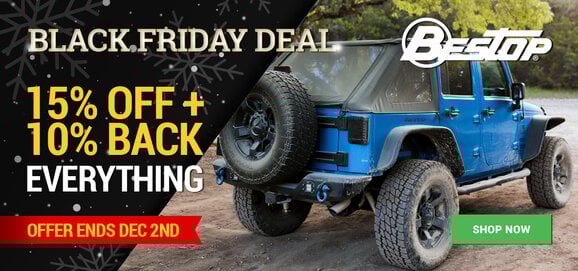 Bestop - 15% OFF + 10% Back on Everything