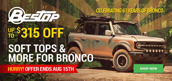 Bestop - Save up to $315 on Bronco Soft Tops & More