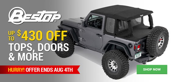 Bestop - Up to $430 OFF Tops, Doors and More
