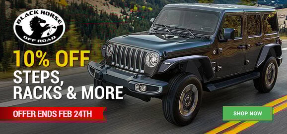 Black Horse Offroad - 10% OFF Steps, Racks & More