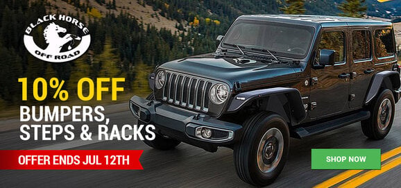Black Horse Offroad - 10% OFF Bumpers, Steps & Racks