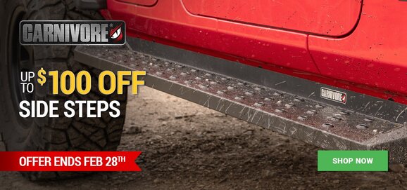 Carnivore - Up to $100 OFF Side Steps