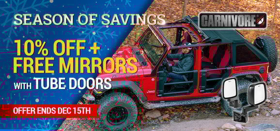 Carnivore - 10% OFF + FREE Mirrors with Tube Doors