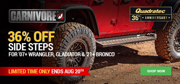 36% off carnivore side steps