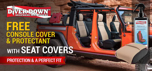 Diver Down - FREE Console Cover & Protectant with Seat Covers