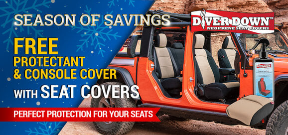 Diver Down - FREE Console Cover & Protectant with Seat Covers