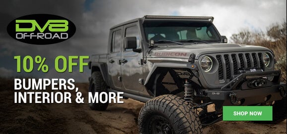 DV8 - 10% OFF Hardtops, Bumpers, Interior & More