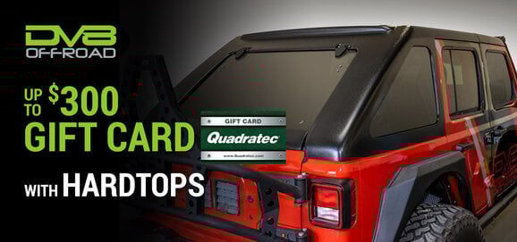 DV8 - Up to $300 Gift Card with Hardtops