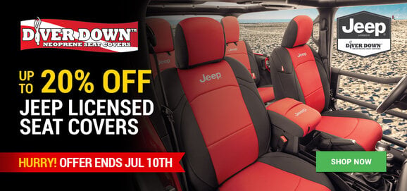 Diver Down - Up to 20% OFF Jeep Licensed Seat Covers