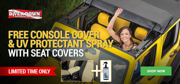 Diver Down - FREE Console Cover +UV Protectant With Seat Covers