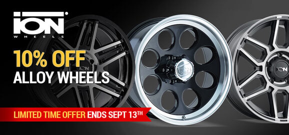 10% off ion wheels 