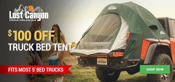 Lost Canyon $100 Off Truck Bed Tent Fits Most 5' Bed Trucks