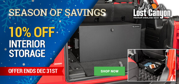 Lost Canyon - 10% OFF Interior Storage