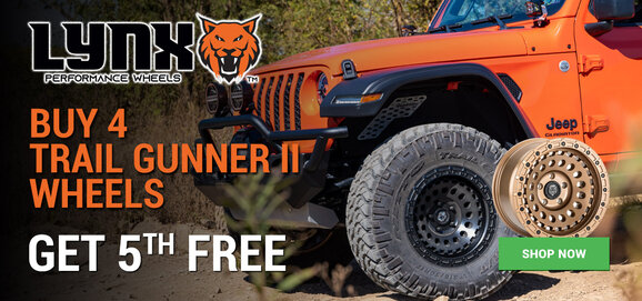 LYNX - Buy 4 Trail Gunner II Wheels - Get the 5th FREE
