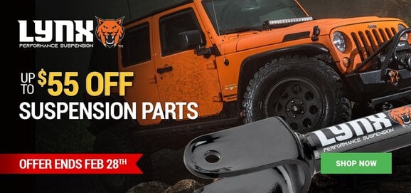 LYNX - Up to $55 OFF Suspension & Lift