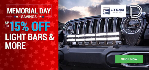 Memorial Day Deals - Diode Form - Up to 15% Off Light Bars & More