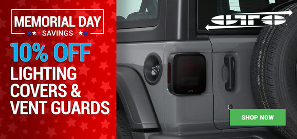 Memorial Day Deals - GT Styling - 10% OFF Lighting Covers & Vent Guards