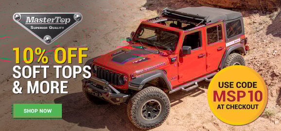 MasterTop - 10% OFF Soft Tops & More - Use MSP10 at Check Out