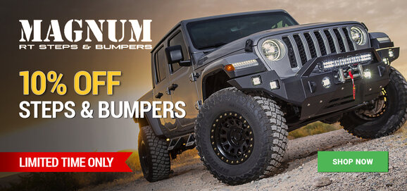 10% off bumpers and steps