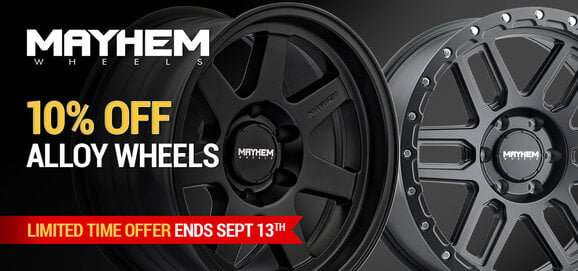 10% off mayhem wheels
