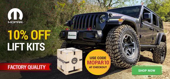 Mopar - Save 10% on Lift Kits - Use code MOPAR10 at Checkout