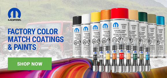 Mopar Factory color match coatings and paints