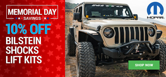 Mopar - 10% OFF Lift Kits with Bilstein Shocks