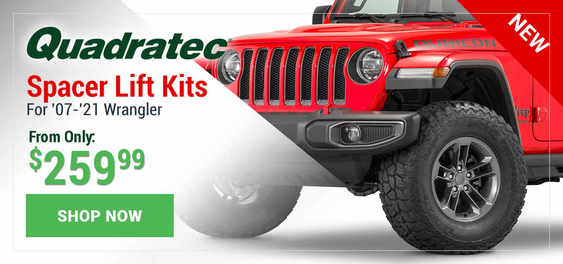 Jeep Parts & Accessories for Jeep Wrangler Quadratec