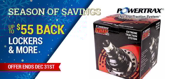 Powertrax - Up to $55 Back on Lockers & More