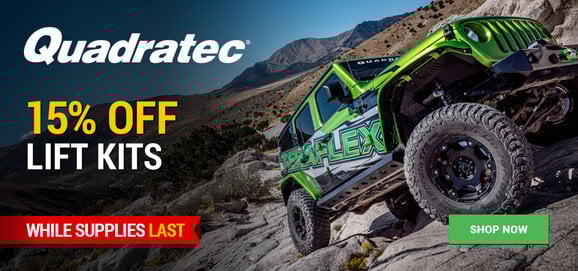 Quadratec - 15% OFF Lift Kits - While Supplies Last