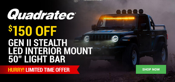 Quadratec - $150 OFF Stealth Light Bar