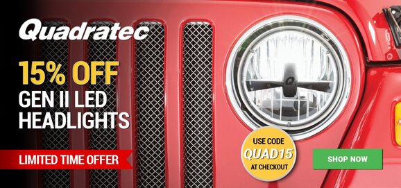 Quadratec Gen II Headlights - 15% OFF -Use QUAD15 at Checkout