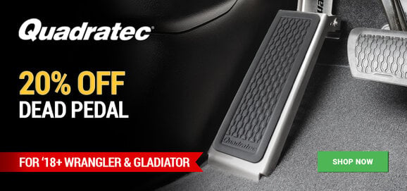 20% off dead pedal
