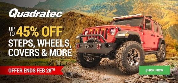 Quadratec - Up to 45% Off Steps, Wheels, Covers & More