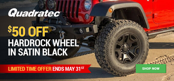 Quadratec - $50 OFF Hardrock Wheel in Satin Black