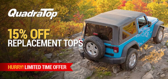 15% replacement tops