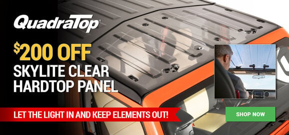 QuadraTop - $200 OFF Skylite Clear Hardtop